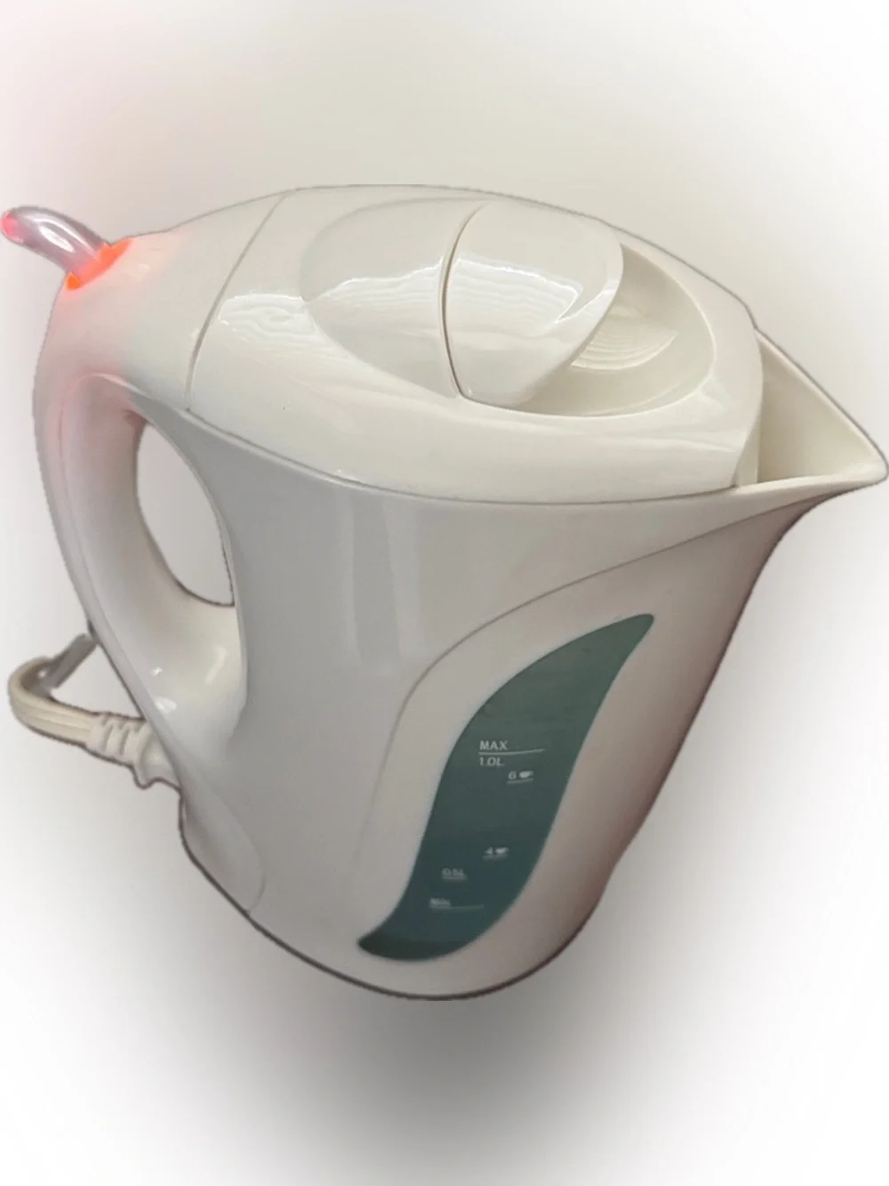 Proctor Silex ELECTRIC WATER KETTLE SAFETY HEATER 1 Liter 6C 1000W White K2070Y